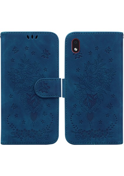 Samsung Galaxy A01 Çekirdek / M01 Çekirdek Mavi Için Deri Telefon Kasası( Yurt dışından ) fiyatları