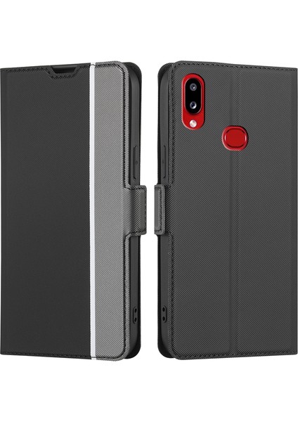 Samsung Galaxy A10S Siyah Için Twill Doku Kılıfı( Yurt dışından ) fırsatları