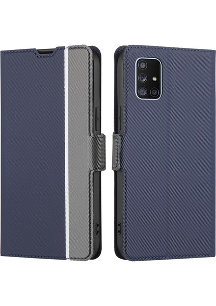 Samsung Galaxy A71 5g Mavi Için Twill Doku Kılıfı( Yurt dışından ) fırsatları