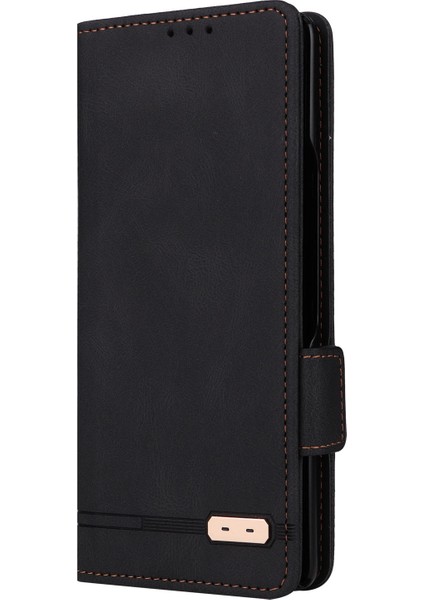 Samsung Galaxy Z Fold2 5g Siyah Için Manyetik Toka Deri Kasası( Yurt dışından ) modelleri