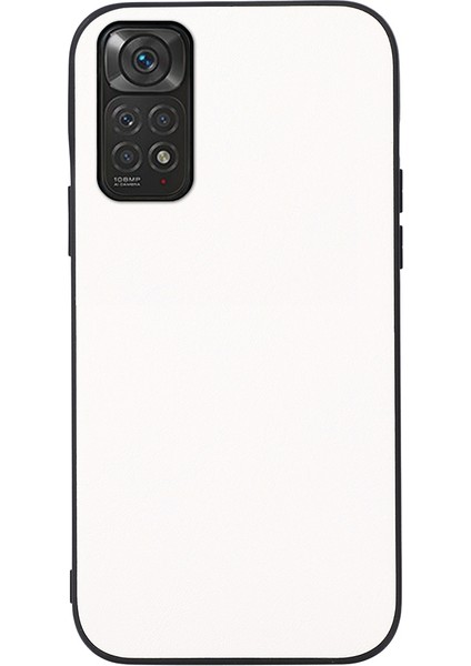 Xiaomi Için Pu Doku Kılıfı Redmi Not 11 / Not 11S 4g Beyaz( Yurt dışından )