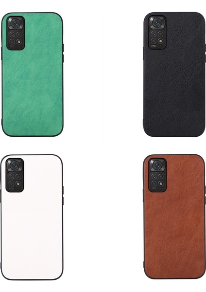 Xiaomi Redmi İçin Pu Doku Kılıfı Not 11 / Not 11S 4G Siyah (Yurt Dışından) fiyatları