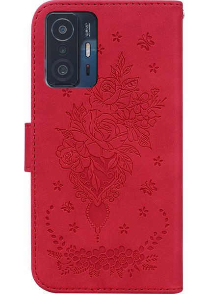 Xiaomi 11T / 11T Pro Kırmızı Için Deri Kılıf( Yurt dışından ) fırsatları