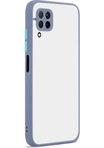 Huawei P40 Lite ile Uyumlu Kılıf Arkası Mat Kamera Korumalı Kenarları Renkli Soft Kılıf