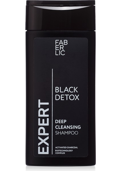 Faberlic Expert Serisi Tüm Saç Tipleri Için Arındırıcı Şampuan Black Detox