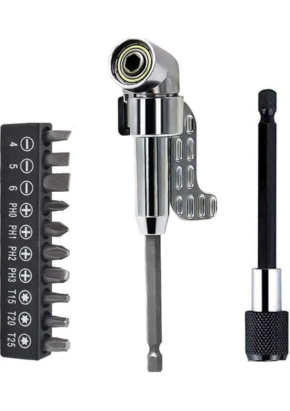 Matkap Için Vidalama Uç Seti Altıgen Hex Köşe Kör Vidalama Aparatı Hızlı Bits Değiştirme Adaptörü