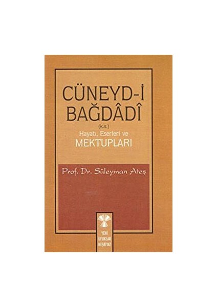 Cüneydi Bağdadi / Hayatı, Eserleri ve Mektupları - Süleyman Ateş - Süleyman Ateş