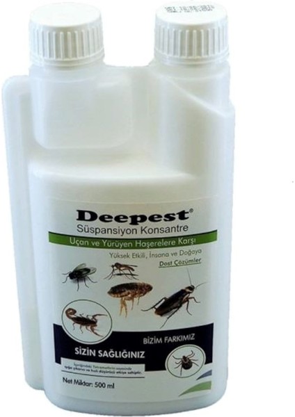 Deepest Süspansiyon Konsantre Genel Haşere Kovucu 500 ml