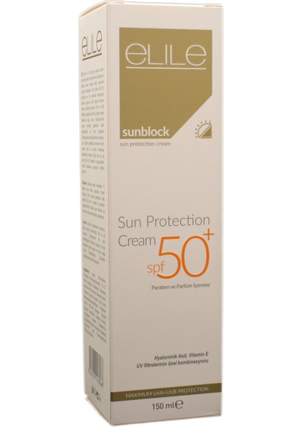 Sunblock Sun Protection Cream - Shea Butter ve Hyaluronic Acid Içeren Güneş Koruma Kremi 150 ml