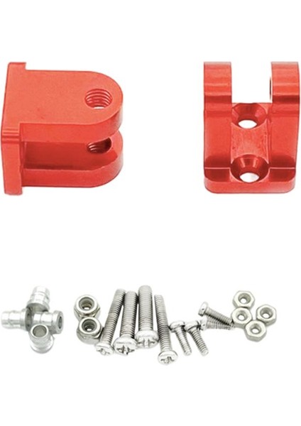 Wpl D12 D42 Için 2 Parça Ön Amortisör Dağı Model Buggy Aksesuarları Kırmızı