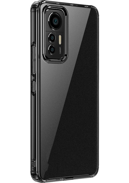Xiaomi İçin Pc + Tpu Telefon Kılıfı 12 Şeffaf Siyah (Yurt Dışından)