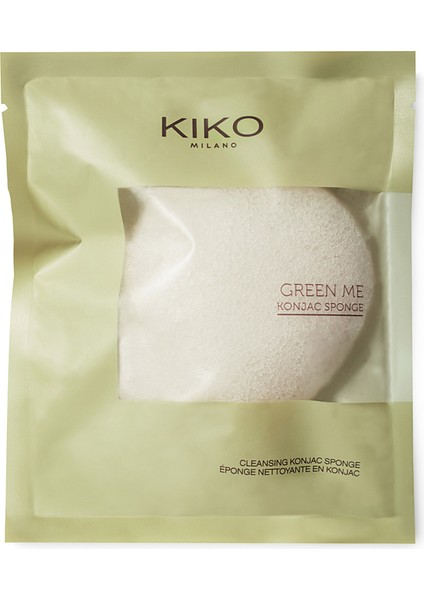 Kiko Temizleme Aplikatörleri - Green Me Konjac Sponge