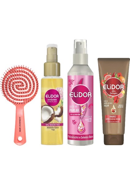 Güçlü Ve Sağlıklı Parlak Görünen Saç Bakım Seti