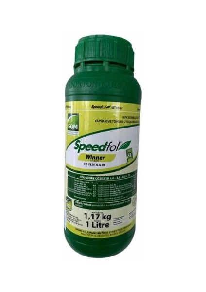 Gübre Speedfol Winner 6.3.6+Te 1 Litre