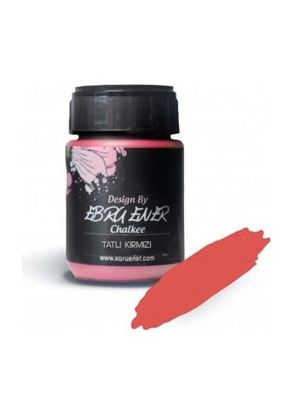 Ebru Ener Chalkee Boya 150 ml Tatlı Kırmızı