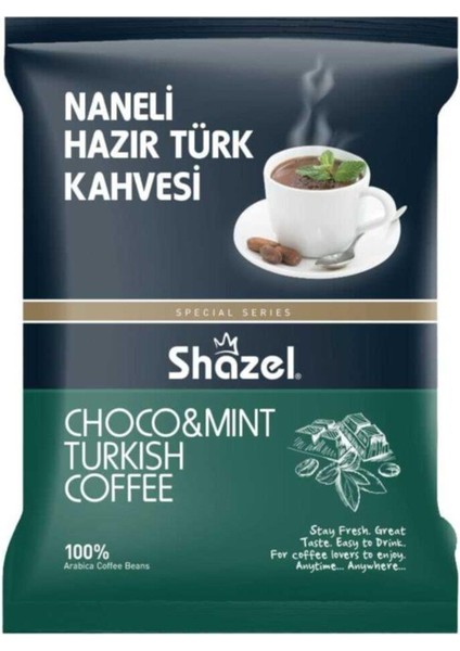 Naneli Hazır Türk Kahvesi 100 gr 12 Paket