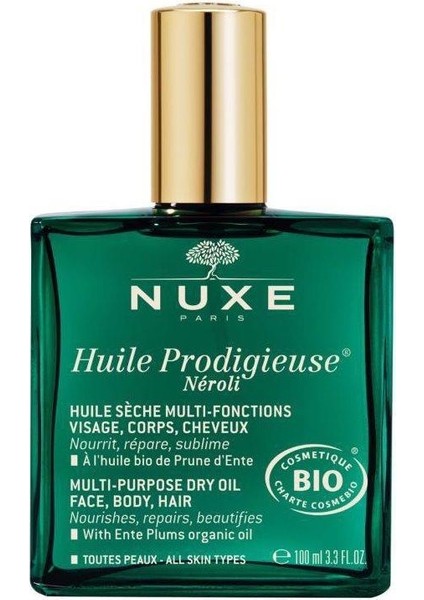 Huile Prodigieuse Neroli Çok Amaçlı Kuru Yağ 100 ml