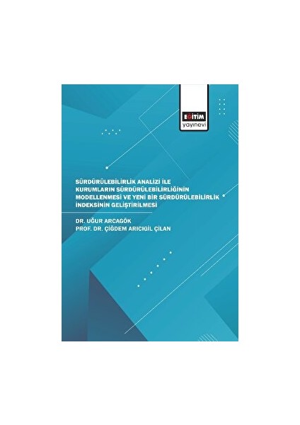 Sürdürülebilirlik Analizi Ile Kurumların Sürdürülebilirliğinin Modellenmesi ve Yeni Bir Sürdürülebilirlik Indeksinin Geliştirilmesi
