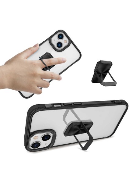 Apple iPhone 13 Uyumlu Kılıf Kapak Ipli Askılı, Metal Stand Yüzüklü Luxury Series Case fırsatları