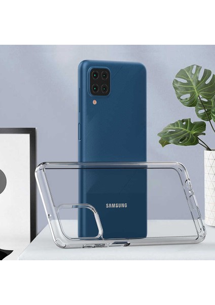 Samsung Galaxy M12 Uyumlu Kılıf Sert Şeffaf Güçlendirilmiş Kapak Transparent Hard Cover Case indirimleri