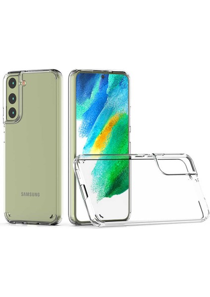 Samsung Galaxy S22 Uyumlu Kılıf Sert Şeffaf Güçlendirilmiş Kapak Transparent Hard Cover Case fırsatları