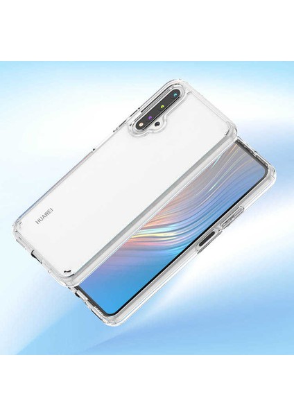Huawei Honor 20 Uyumlu Kılıf Sert Şeffaf Güçlendirilmiş Kapak Transparent Hard Cover Case indirimleri