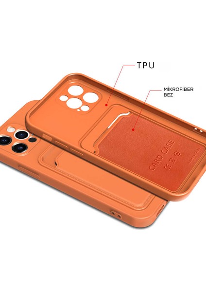 Apple iPhone 11 Uyumlu Kılıf Kartlık Cepli, Uzun Ömürlü, Mikrofiber Kadife Koleksiyonu fırsatları