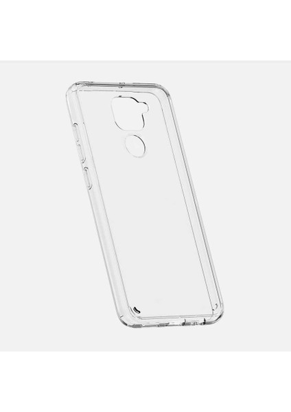 Xiaomi Redmi Note 9 Uyumlu Kılıf Sert Şeffaf Güçlendirilmiş Kapak Transparent Hard Cover Case