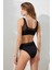 Emrata Büstiyer Tüllü Yüksek Bel Bikini Takım Siyah 221249 2