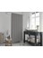 Jackline Banyo Duş Perdesi 0010 Gri Tek Kanat 240X200 1