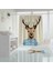 Tropik Deer Banyo Duş Perdesi Tek Kanat 1X180X200 1