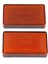 2.4 "x1.4" Motosiklet Kir Bisiklet Dikdörtgen Ön Çatal Reflektörleri Yamaha Için Amber (Yurt Dışından) 4