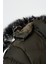 Buratti Slim Fit Suni Kürklü Peluş Astarlı Çıkarılabilir Kapüşonlu Şişme Mont Erkek Mont 5761080 B