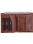 Çok Bölmeli Dikey Antik Taba Deri Erkek Cüzdanı 2