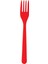 Kırmızı Plastik Çatal 1