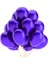 Metalik Mor Balon 5 Adet 1