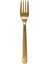 Altın Plastik Çatal 10 Adet 1