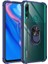 Huawei Y9 Prime 2019 Uyumlu Kılıf Standlı Yüzüklü Şeffaf Metal Ring Ultra Protective Case 1