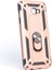 Samsung Galaxy J4 Plus Uyumlu Kılıf Stand Yüzüklü Kapak Military Metal Solid Ring Case 1