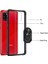 Samsung Galaxy A31 Uyumlu Kılıf Standlı Yüzüklü Şeffaf Metal Ring Ultra Protective Case 3