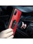 Samsung Galaxy A31 Uyumlu Kılıf Standlı Yüzüklü Şeffaf Metal Ring Ultra Protective Case 4