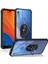 Huawei Y6S 2019 Uyumlu Kılıf Standlı Yüzüklü Şeffaf Metal Ring Ultra Protective Case 1