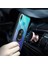 Huawei Y7 Prime 2019 Uyumlu Kılıf Standlı Yüzüklü Şeffaf Metal Ring Ultra Protective Case 3
