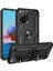 Xiaomi Redmi Note 10 Uyumlu Kılıf Stand Yüzüklü Kapak Military Metal Solid Ring Case 1
