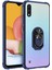 Samsung Galaxy M51 Uyumlu Kılıf Standlı Yüzüklü Şeffaf Metal Ring Ultra Protective Case 1