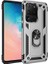 Samsung Galaxy S20 Ultra Uyumlu Kılıf Stand Yüzüklü Kapak Military Metal Solid Ring Case 1