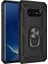 Samsung Galaxy S10E Uyumlu Kılıf Stand Yüzüklü Kapak Military Metal Solid Ring Case 1