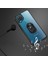 Samsung Galaxy A12 Uyumlu Kılıf Standlı Yüzüklü Şeffaf Metal Ring Ultra Protective Case 5