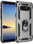Samsung Galaxy Note 8 Uyumlu Kılıf Stand Yüzüklü Kapak Military Metal Solid Ring Case 1