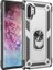 Samsung Galaxy Note 10 Plus Uyumlu Kılıf Stand Yüzüklü Kapak Military Metal Solid Ring Case 1